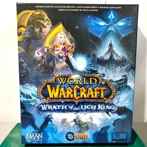 World of Warcraft: Wrath of the Lich King Pandemic Board Game Open Box Complete